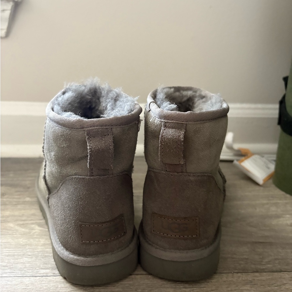 UGG Gray Shearling Boots